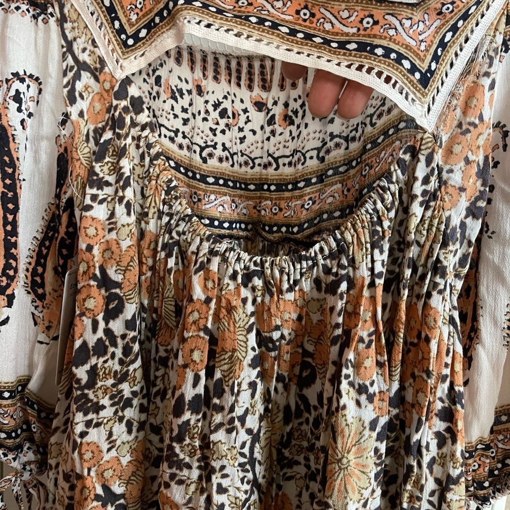 Free People Baby Doll Midsummers Dream Dress in Ivory Tangerine
Barbie Core  NWT - Picture 6 of 8